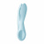 Satisfyer Threesome 1 - Клиторальный вибратор, 14 х 5.6 х 3.6 см (голубой)